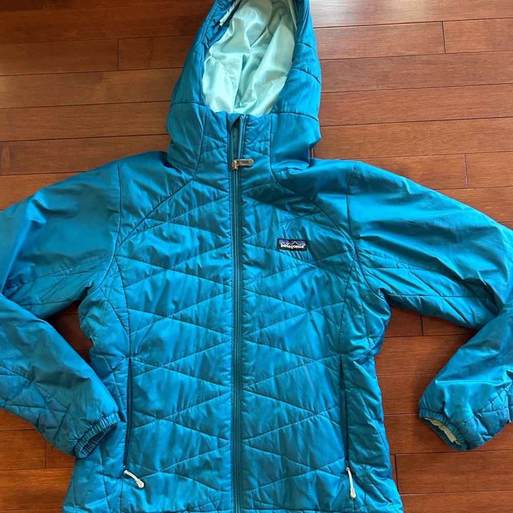 Patagonia Teal Puffer Jacket